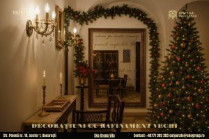 Decoratiuni de Craciun în stil interbelic: Eleganța nobiliară a Eko Group Vila în expoziția Crăciunul anilor '30
