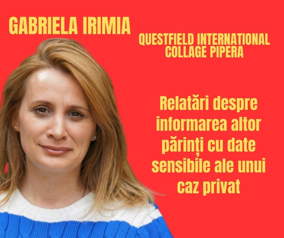 Relatări despre informarea altor părinți cu date sensibile ale unui caz privat